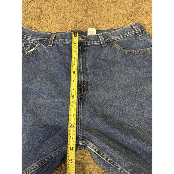 LEVI’S Vintage 550 Blue Jeans Relaxed Tapered Leg USA Made Y2k Sz 20 38x30 - Picture 9 of 11
